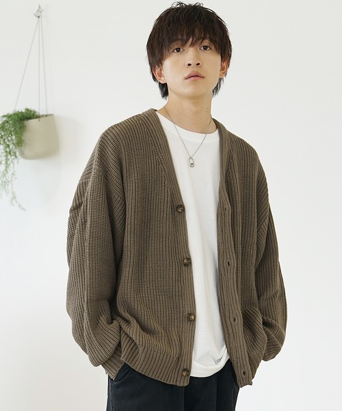 MinoriTY】ふんわりオーバーサイズニットカーディガン カラー