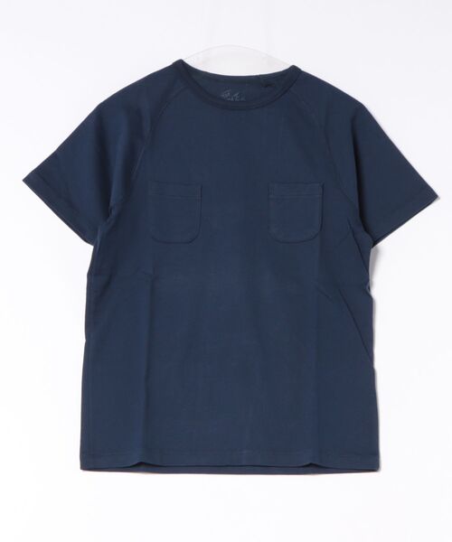 THE PENNY(ザペニー)の「TWIN POCKET TEE(Tシャツ/カットソー・メンズ・ネイビー・SMALL)」の1枚目の写真