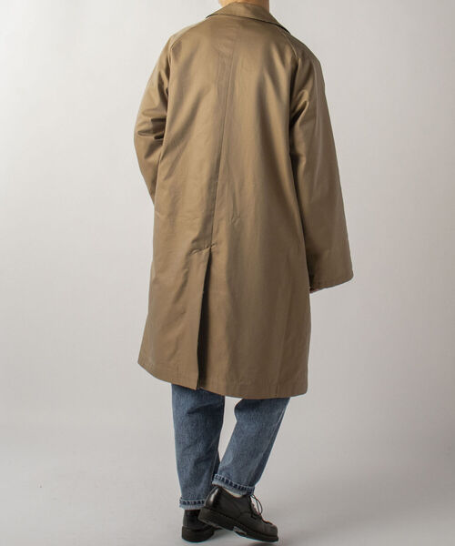 GLOSTER（グロスター）の「【Kinloch Anderson/キンロック・アンダーソン】Single sleeve REVERSIBLE COAT リバーシブル ステンカラーコート（ステンカラーコート・メンズ・ベージュ/ブラック・40/38）」の14枚目の写真