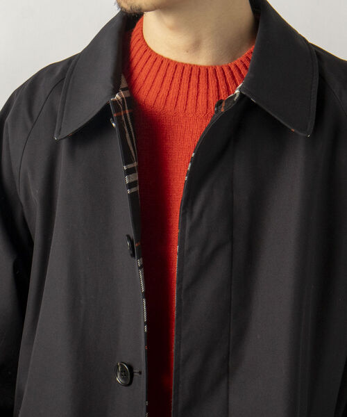 GLOSTER（グロスター）の「【Kinloch Anderson/キンロック・アンダーソン】Single sleeve REVERSIBLE COAT リバーシブル ステンカラーコート（ステンカラーコート・メンズ・ベージュ/ブラック・40/38）」の17枚目の写真