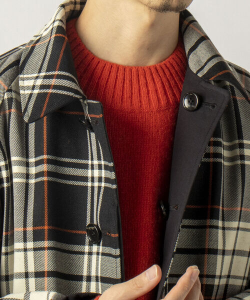 GLOSTER（グロスター）の「【Kinloch Anderson/キンロック・アンダーソン】Single sleeve REVERSIBLE COAT リバーシブル ステンカラーコート（ステンカラーコート・メンズ・ベージュ/ブラック・40/38）」の18枚目の写真