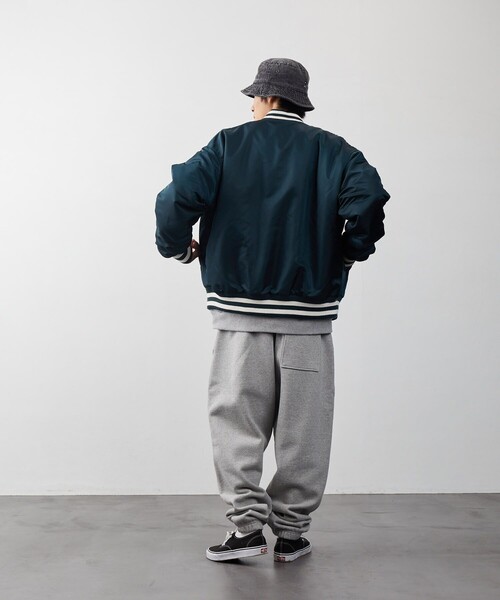 STARTER（スターター）の「STARTER/スターター 別注VARSITY JACT/スタジアムジャケット/スタジャン（ブルゾン・メンズ・ネイビー/グリーン/ブラック/ゴールド・SMALL/MEDIUM/LARGE）」の16枚目の写真