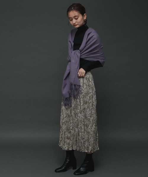 SENSE OF PLACE by URBAN RESEARCH（センスオブプレイスバイアーバンリサーチ）の「ペイズリーフラワーワッシャースカート（スカート・レディース・ブラウン系その他/ベージュ系その他・ONE）」の19枚目の写真