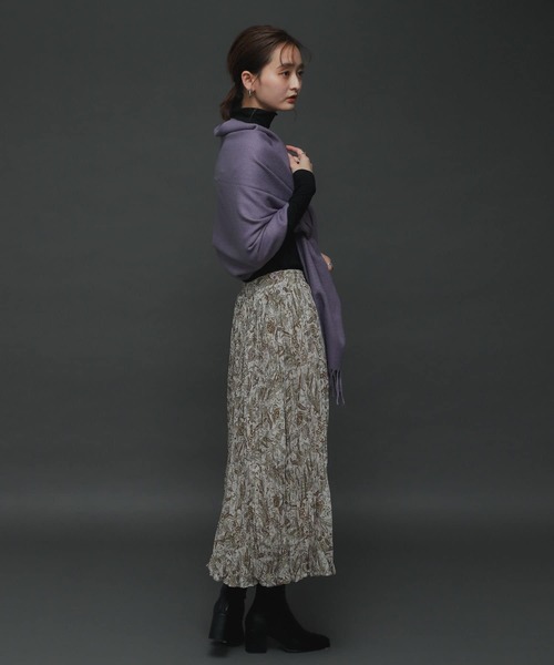 SENSE OF PLACE by URBAN RESEARCH（センスオブプレイスバイアーバンリサーチ）の「ペイズリーフラワーワッシャースカート（スカート・レディース・ブラウン系その他/ベージュ系その他・ONE）」の12枚目の写真