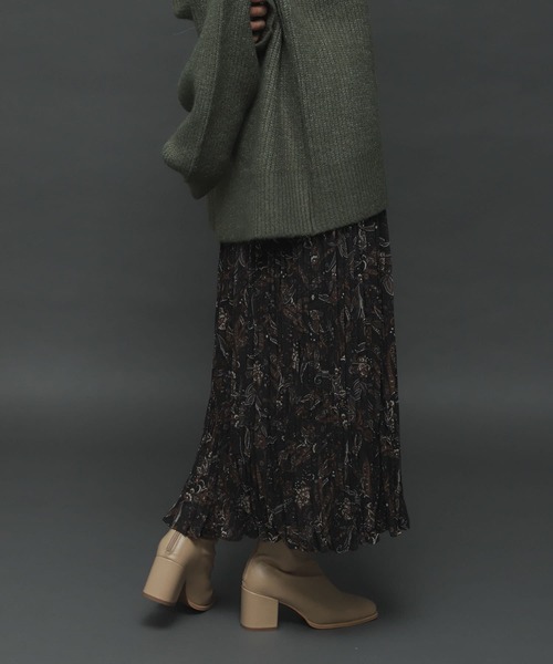 SENSE OF PLACE by URBAN RESEARCH（センスオブプレイスバイアーバンリサーチ）の「ペイズリーフラワーワッシャースカート（スカート・レディース・ブラウン系その他/ベージュ系その他・ONE）」の16枚目の写真