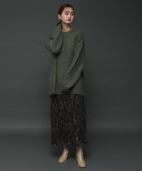 SENSE OF PLACE by URBAN RESEARCH（センスオブプレイスバイアーバンリサーチ）の「ペイズリーフラワーワッシャースカート（スカート・レディース・ブラウン系その他/ベージュ系その他・ONE）」の5枚目の写真