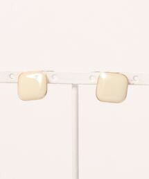 Fun & Daily | スモールスクエアカラーイヤリング(イヤリング)