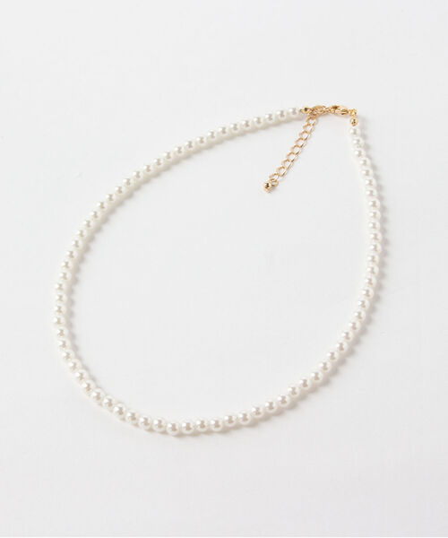 NOLLEY’S（ノーリーズ）の「◇【WEB限定】ワイヤーパールチョーカーネックレス（ネックレス・レディース・シルバー/ゴールド・FREE）」の7枚目の写真