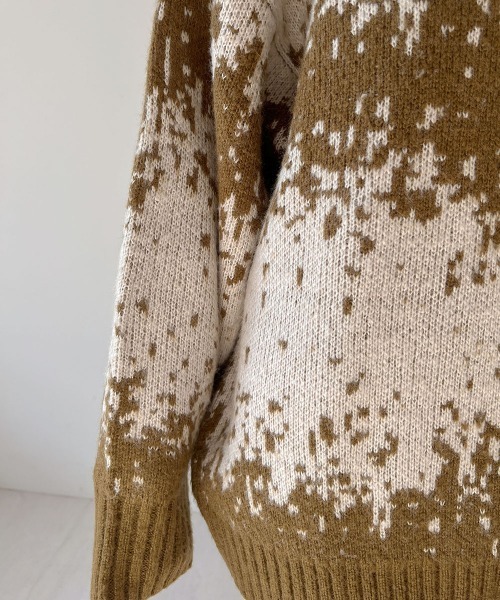 Bab（バブ）の「モヘアタッチジャガードニットカーディガン（カーディガン/ボレロ・レディース・ブラウン/アイボリー/オリーブ・FREE）」の10枚目の写真