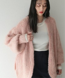 CLANE | 【CLANE/クラネ】 COLOR MOHAIR SHAGGY CARDIGAN：カーディガン(カーディガン/ボレロ)