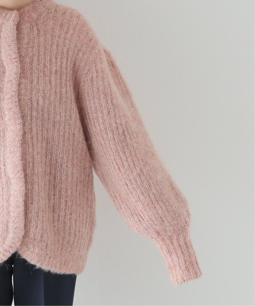 CLANE（クラネ）の「【CLANE/クラネ】 COLOR MOHAIR MIX SHAGGY CARDIGAN：カーディガン（カーディガン/ボレロ・レディース・ピンク・MEDIUM）」の3枚目の写真