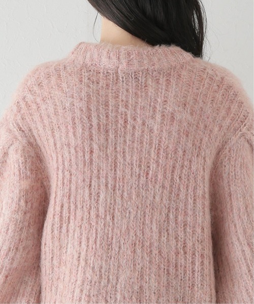 CLANE（クラネ）の「【CLANE/クラネ】 COLOR MOHAIR MIX SHAGGY CARDIGAN：カーディガン（カーディガン/ボレロ・レディース・ピンク・MEDIUM）」の8枚目の写真