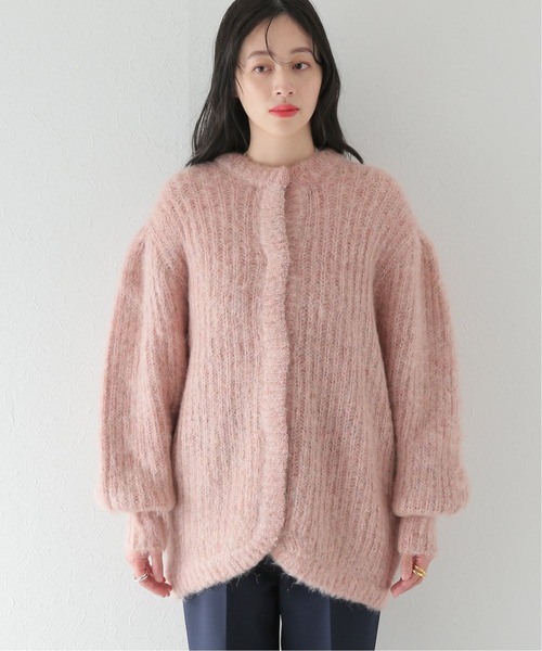 CLANE（クラネ）の「【CLANE/クラネ】 COLOR MOHAIR MIX SHAGGY CARDIGAN：カーディガン（カーディガン/ボレロ・レディース・ピンク・MEDIUM）」の10枚目の写真