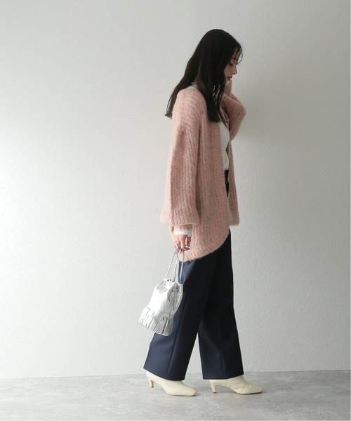 CLANE（クラネ）の「【CLANE/クラネ】 COLOR MOHAIR MIX SHAGGY CARDIGAN：カーディガン（カーディガン/ボレロ・レディース・ピンク・MEDIUM）」の18枚目の写真