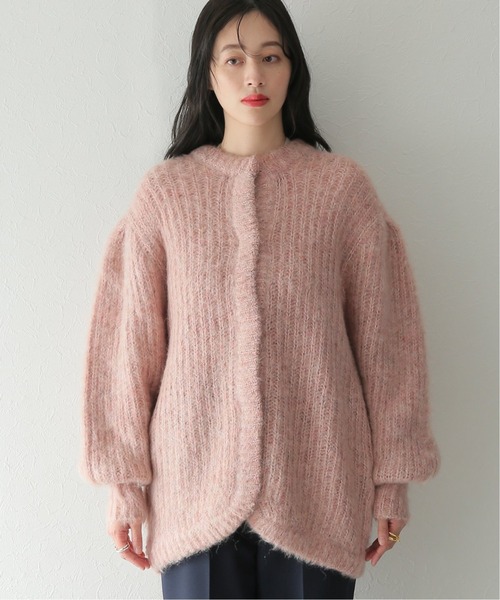 CLANE（クラネ）の「【CLANE/クラネ】 COLOR MOHAIR MIX SHAGGY CARDIGAN：カーディガン（カーディガン/ボレロ・レディース・ピンク・MEDIUM）」の9枚目の写真