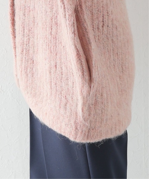 CLANE（クラネ）の「【CLANE/クラネ】 COLOR MOHAIR MIX SHAGGY CARDIGAN：カーディガン（カーディガン/ボレロ・レディース・ピンク・MEDIUM）」の6枚目の写真