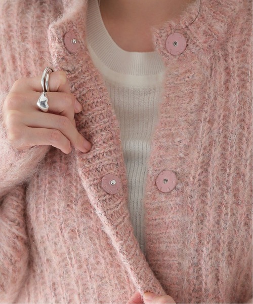 CLANE（クラネ）の「【CLANE/クラネ】 COLOR MOHAIR MIX SHAGGY CARDIGAN：カーディガン（カーディガン/ボレロ・レディース・ピンク・MEDIUM）」の11枚目の写真