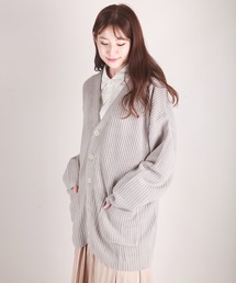 オリーブカラー」に該当するカーディガン/ボレロファッション