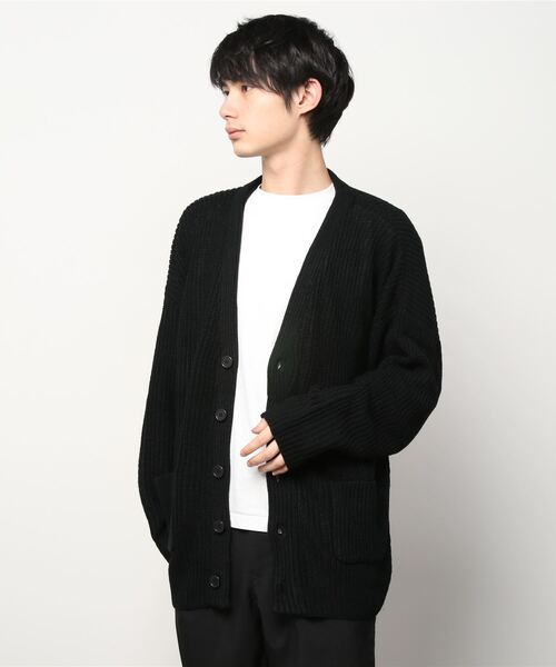 セール】WEB限定 7G 片畦 オーバーサイズ Vカーディガン（カーディガン