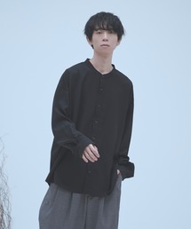 neez. | Drape band collar shirt/ドレープバンドカラーシャツ(シャツ/ブラウス)
