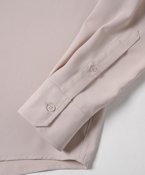 neez.（ニーズ）の「ドレープバンドカラーシャツ（シャツ/ブラウス・メンズ・ブラック/ベージュ/グリーン/テラコッタ・SMALL/MEDIUM/LARGE）」の8枚目の写真