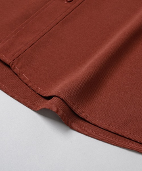 neez.（ニーズ）の「ドレープバンドカラーシャツ（シャツ/ブラウス・メンズ・ブラック/ベージュ/グリーン/テラコッタ・SMALL/MEDIUM/LARGE）」の20枚目の写真