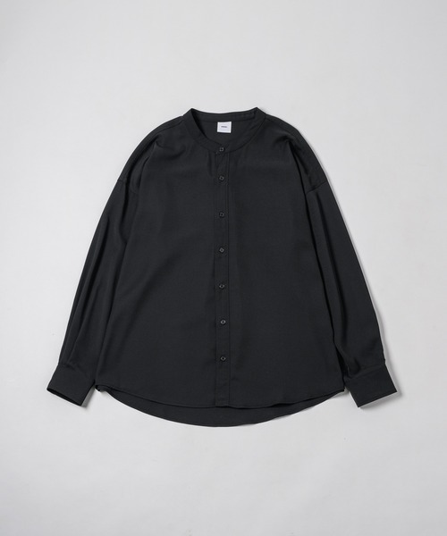 neez.（ニーズ）の「ドレープバンドカラーシャツ（シャツ/ブラウス・メンズ・ブラック/ベージュ/グリーン/テラコッタ・SMALL/MEDIUM/LARGE）」の13枚目の写真