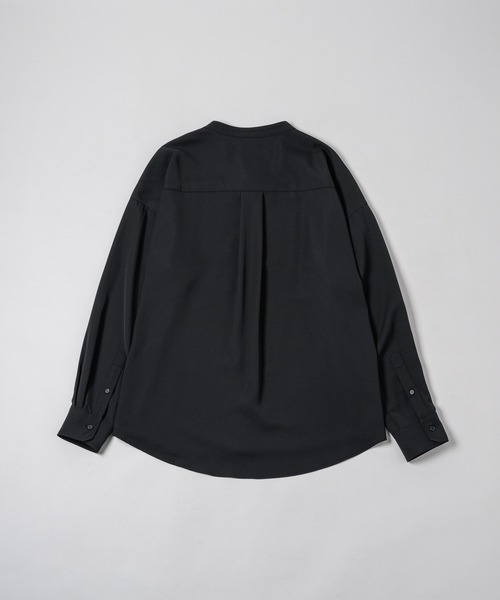 neez.（ニーズ）の「ドレープバンドカラーシャツ（シャツ/ブラウス・メンズ・ブラック/ベージュ/グリーン/テラコッタ・SMALL/MEDIUM/LARGE）」の15枚目の写真