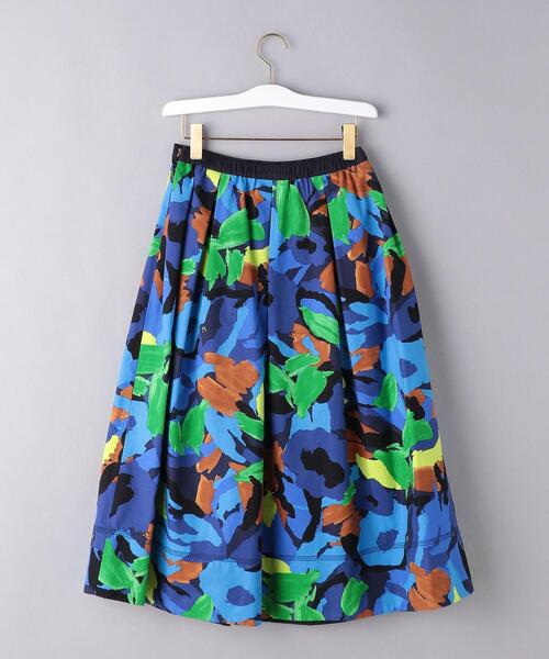 MUVEIL（ミュベール）の「＜MUVEIL（ミュベール）＞フラワープリント スカート ■■■（スカート・レディース・レッド/ネイビー・36/38）」の3枚目の写真