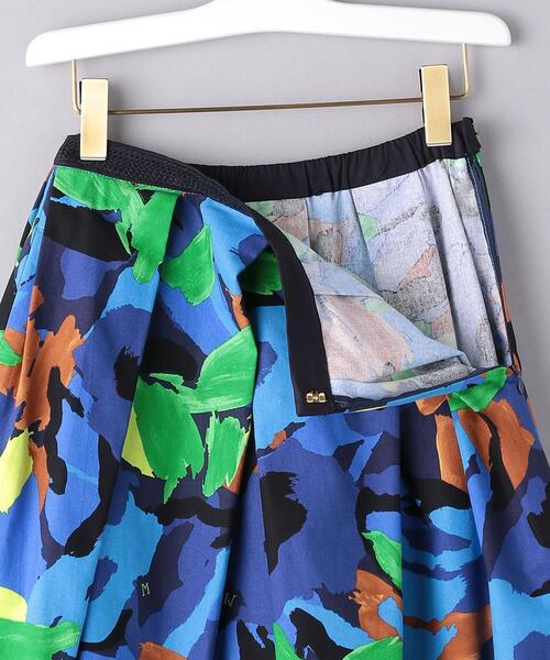 MUVEIL（ミュベール）の「＜MUVEIL（ミュベール）＞フラワープリント スカート ■■■（スカート・レディース・レッド/ネイビー・36/38）」の5枚目の写真