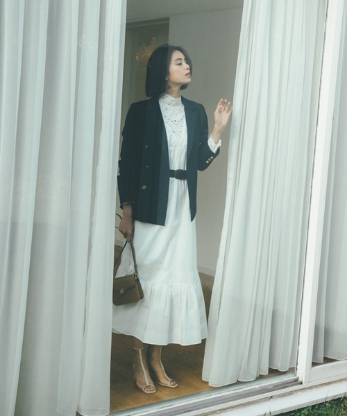 SNIDEL(スナイデル)の「オープントゥメッシュブーティー(ブーツ・レディース・ブラウン/グレー/ライトベージュ・SMALL/LARGE/MEDIUM)」の6枚目の写真