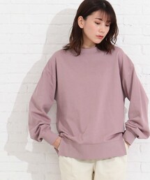 SHOO・LA・RUE | 【M-LL/USAコットン】サイドスリットスウェット(スウェット)