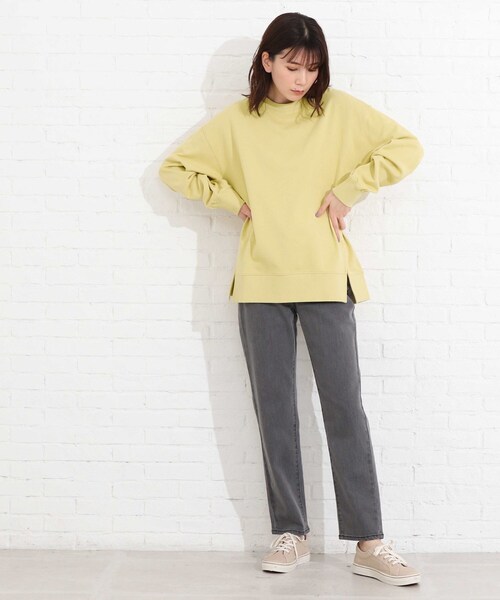 SHOO・LA・RUE(シューラルー)の「◆【USAコットン】サイドスリットスウェット(スウェット・レディース・ブラック/イエロー/ブルー/ナチュラル/ホワイト系/ピンク系・02/03/04)」の15枚目の写真