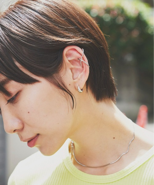 Auntie Rosa Holiday（アンティローザホリデー）の「クロスナローイヤカフ（イヤーカフ・レディース・ゴールド/シルバー・FREE）」の9枚目の写真