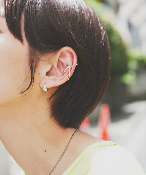 Auntie Rosa Holiday（アンティローザホリデー）の「クロスナローイヤカフ（イヤーカフ・レディース・ゴールド/シルバー・FREE）」の7枚目の写真