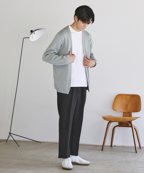 シビラ　ボレロ　カーディガン　リブ　ニット　グレー 切り替えリブボレロカーディガン(カーディガン) | Sybilla