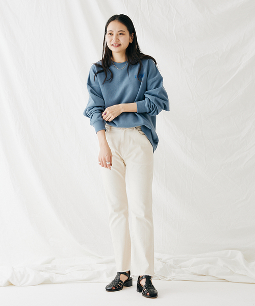 JOURNAL STANDARD（ジャーナルスタンダード）の「【MISHIMA MART/ミシママート】ユートピア クルーネック スウェット（スウェット・メンズ・イエロー/パープル/ホワイト/ブルー系その他/ネイビー/グリーン・MEDIUM/LARGE）」の19枚目の写真
