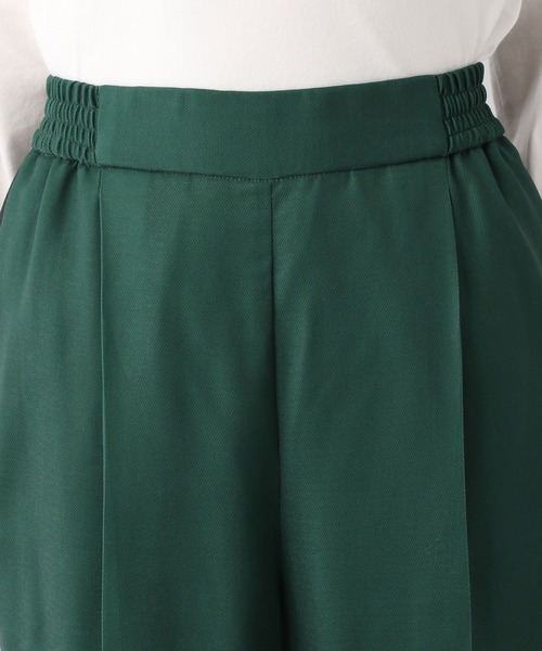 GLOBAL WORK（グローバルワーク）の「ドロストイージーストレートパンツ/261994（その他パンツ・レディース・ブラック/グリーン/その他・FREE）」の9枚目の写真