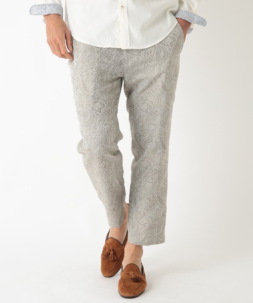 オリエンタルペイズリージャガードパンツ Made Fabric Made Bigi メンズビギ のファッション Fabric Men S Men S In