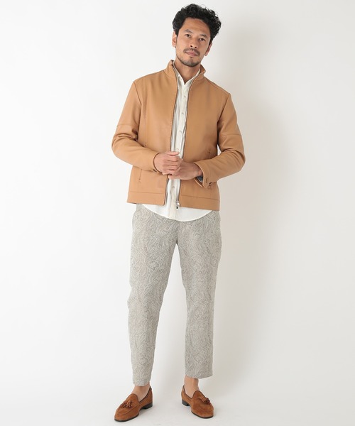 MEN'S BIGI(メンズビギ)の「オリエンタルペイズリージャガードパンツ fabric made in japan(その他パンツ・メンズ・ブラック/ベージュ・01/02/03)」の9枚目の写真