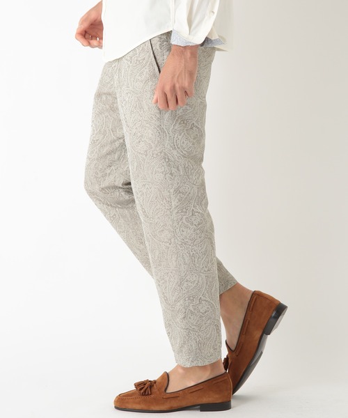 MEN'S BIGI(メンズビギ)の「オリエンタルペイズリージャガードパンツ fabric made in japan(その他パンツ・メンズ・ブラック/ベージュ・01/02/03)」の17枚目の写真