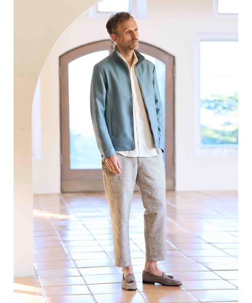 MEN'S BIGI(メンズビギ)の「オリエンタルペイズリージャガードパンツ fabric made in japan(その他パンツ・メンズ・ブラック/ベージュ・01/02/03)」の19枚目の写真