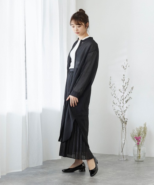 menue(メヌエ)の「スクエアトゥ台形ヒールパンプス(パンプス・レディース・ブラック/グレイッシュベージュ/アイボリー・22.5cm/23.5cm/24.5cm/25.5cm/23.0cm/24.0cm/25.0cm/26.0cm/21.5cm/22.0cm)」の17枚目の写真