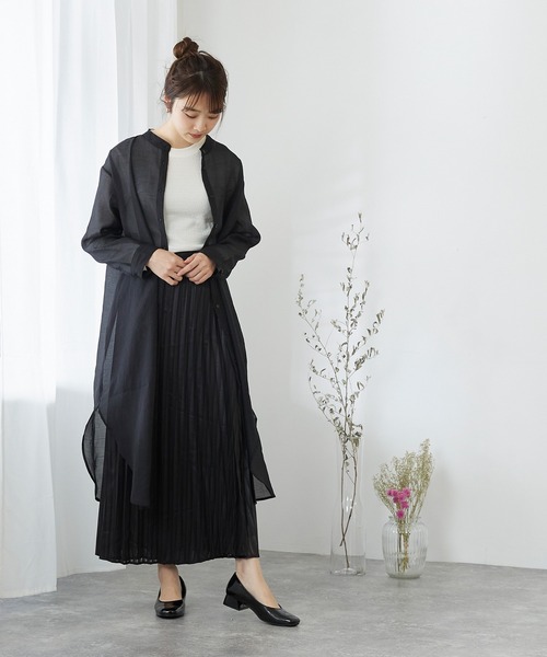 menue(メヌエ)の「スクエアトゥ台形ヒールパンプス(パンプス・レディース・ブラック/グレイッシュベージュ/アイボリー・22.5cm/23.5cm/24.5cm/25.5cm/23.0cm/24.0cm/25.0cm/26.0cm/21.5cm/22.0cm)」の5枚目の写真