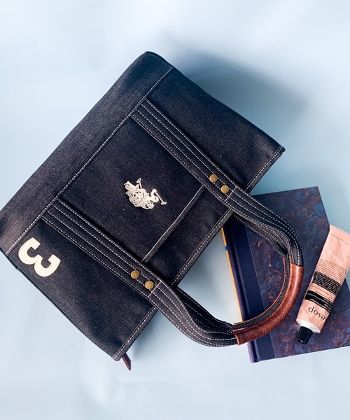 U.S. POLO ASSN.(ユーエスポロアッスン)の「【U.S. POLO ASSN.】 ユーエスポロアッスン キャンバス ロゴトートバッグ USPA-18623(トートバッグ・レディース・ホワイト×レッド/ブラック×ブラック/ホワイト×グリーン/ホワイト系その他/ホワイト×ホワイト/ホワイト×ブラック/ブラック系その他/ブルー系その他・FREE)」の7枚目の写真