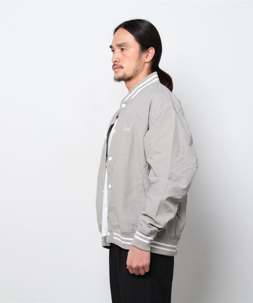 JOHN'S CLOSET（ジョンズクローゼット）の「【i】ナイロンワッシャースタジャン（スタジャン・メンズ・ブラック/グリーン/グレイッシュベージュ・LARGE/MEDIUM/X-LARGE）」の12枚目の写真