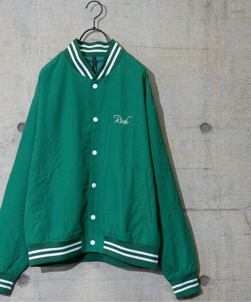 JOHN'S CLOSET（ジョンズクローゼット）の「【i】ナイロンワッシャースタジャン（スタジャン・メンズ・ブラック/グリーン/グレイッシュベージュ・LARGE/MEDIUM/X-LARGE）」の3枚目の写真