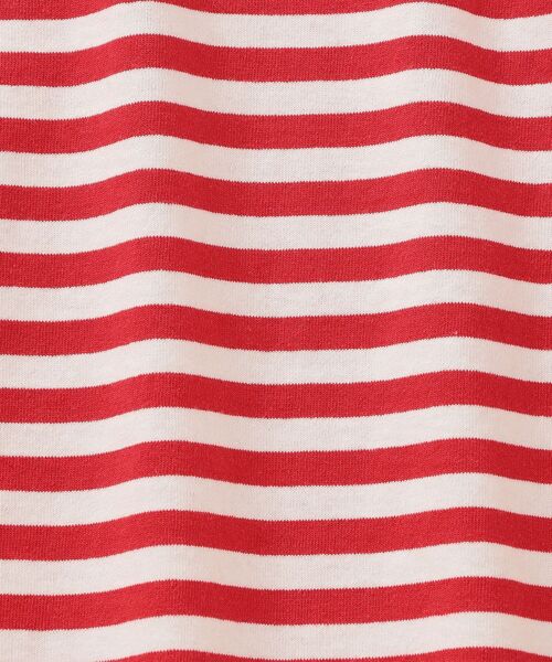 SHIPS any(シップス エニィ)の「SHIPS any: ラウンドヘム ボーダー 八分袖 Tシャツ<KIDS>◇(Tシャツ/カットソー・キッズ・ブラウン/ブルー/レッド・S(110-120)/M(125-135)/L(140-150))」の20枚目の写真