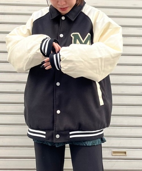 L.H.P(エルエイチピー)の「courage/クラージュ/ユニセックススタジャン(スタジャン・レディース・キャメル/ブラック/ピンク・MEDIUM/LARGE/X-LARGE)」の2枚目の写真