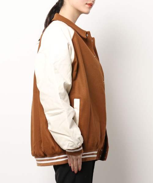 L.H.P(エルエイチピー)の「courage/クラージュ/ユニセックススタジャン(スタジャン・レディース・キャメル/ブラック/ピンク・MEDIUM/LARGE/X-LARGE)」の4枚目の写真